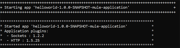 Mule standalone runtime