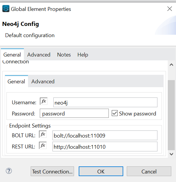 MuleSoft Neo4j connector config